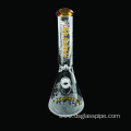 New Design 14 Inches skull sandblasted Beaker Hookah Glass Smoking Water Pipe